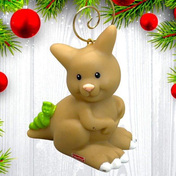 Little People Kangaroo 2.75" ONE OF A KIND Christmas Tree Ornament - Picture 2 of 3